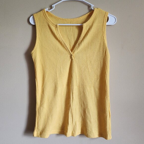 Yellow Ochre Sleeveless Top Size Small - Picture 1 of 5